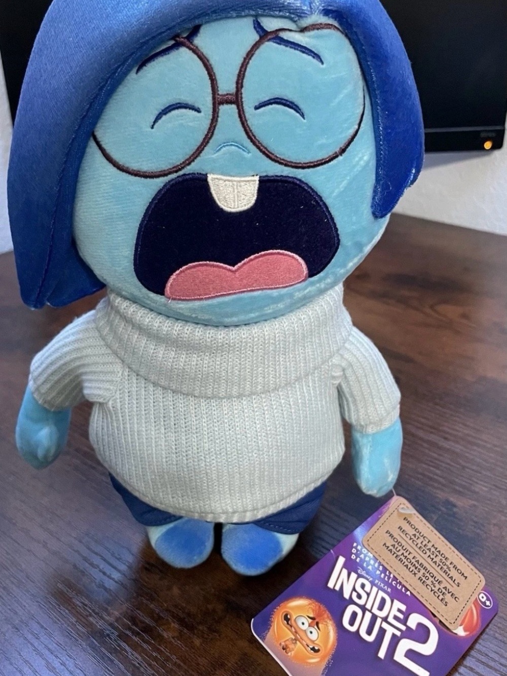 Disney Inside Out 2 Sadness Plush 11” Small Toy – Brand New with Tag – Fast Ship